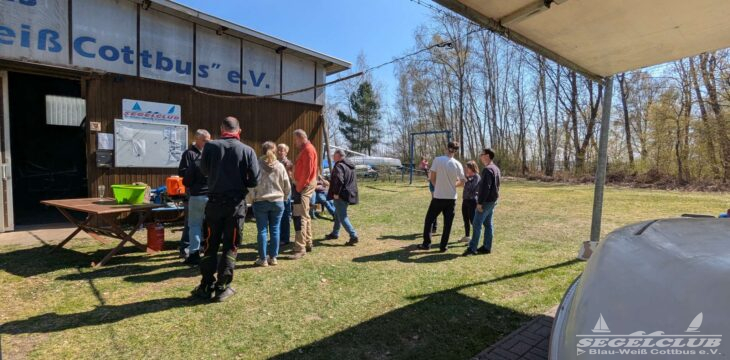 Frühjahrsputz und erste Schläge – Ansegeln im Verein