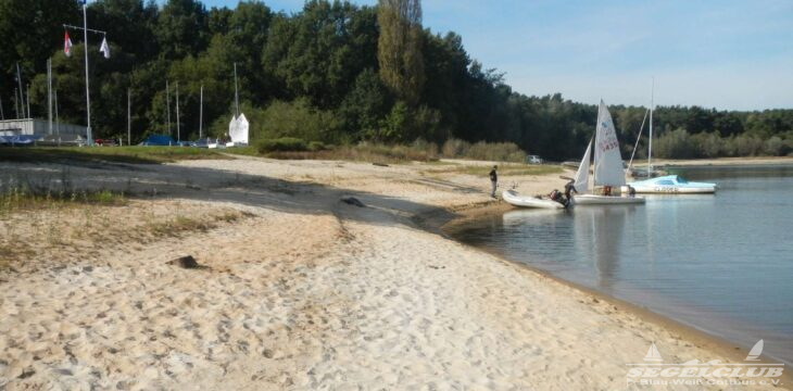 Ungewöhnlich niedriger Wasserstand am Stausee erwartet